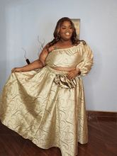 Tan One Shoulder Cut Out Dress