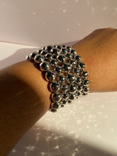 Disco Luxe Metallic Beaded Bracelet Stack