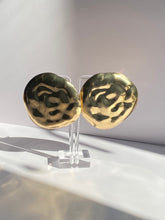 Large Textured Earrings