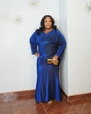 Midnight Luxe Shimmer Gown