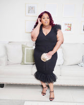 Black Sweater Tool Dress