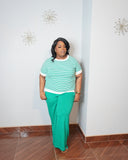 Emerald Coast Striped Knit Top