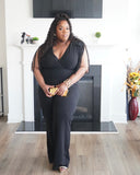 Black Tassles Jumpsuit