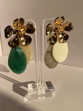 Golden Bloom Teardrop Statement Earrings
