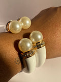 Pearl Royale Statement Cuff Bracelet