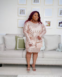 Rose Gold Glitter Dress