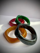 Acrylic Marble Colored Bracelet