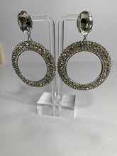 Medium Silver Circle Earrings