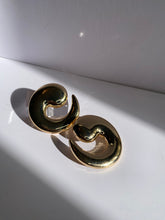 Gold Swirl Earrings
