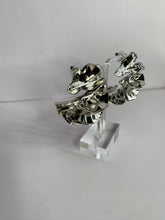 Silver Ruffled Earrings