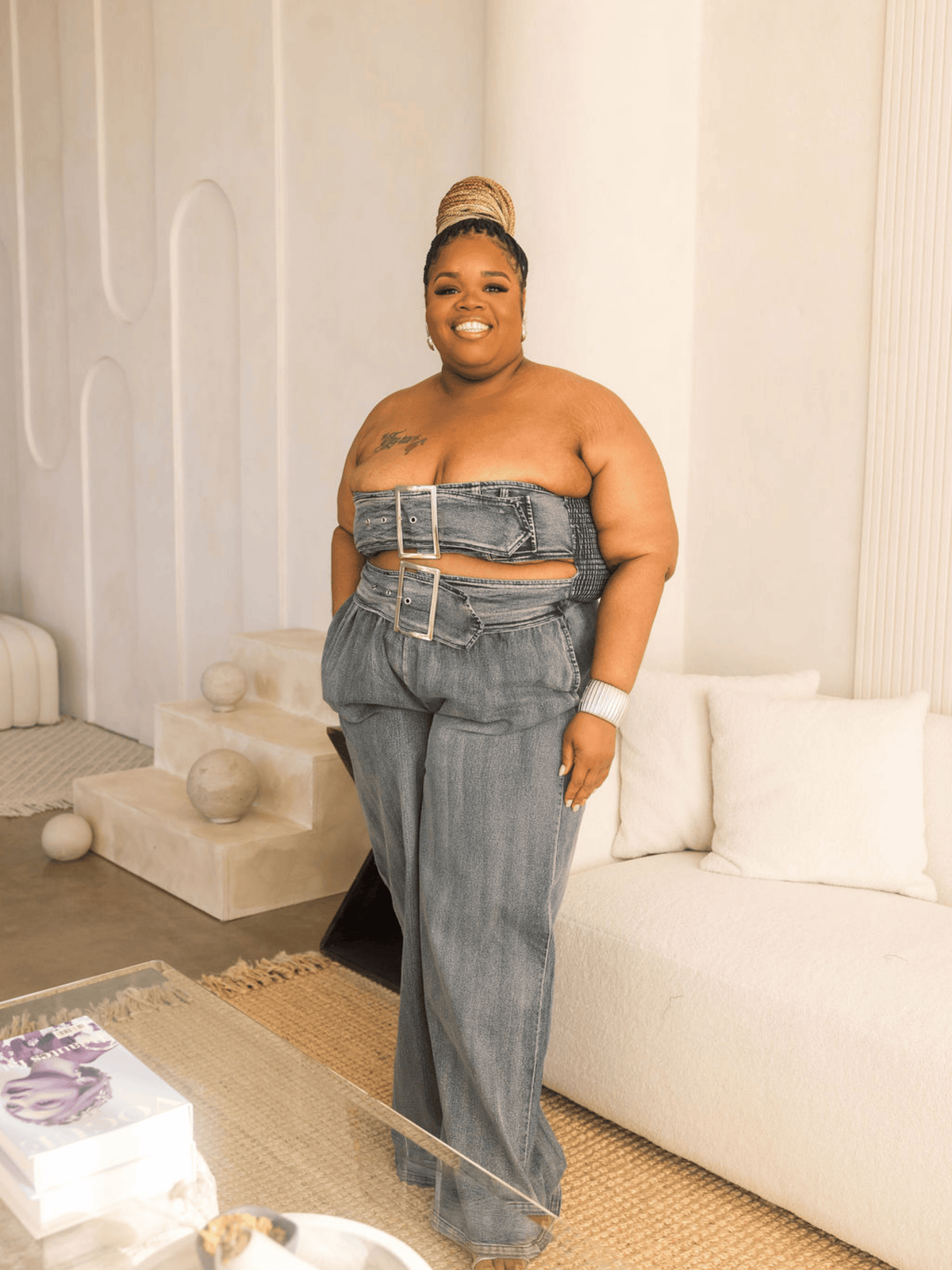 Jeans Buckle Jumpsuit