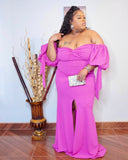 Off the Shoulder Tie Dress