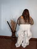 Wavy Tan Drawstring Pants