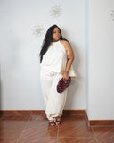 Convertible balloon pants set for plus size women