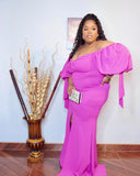 Off the Shoulder Tie Dress