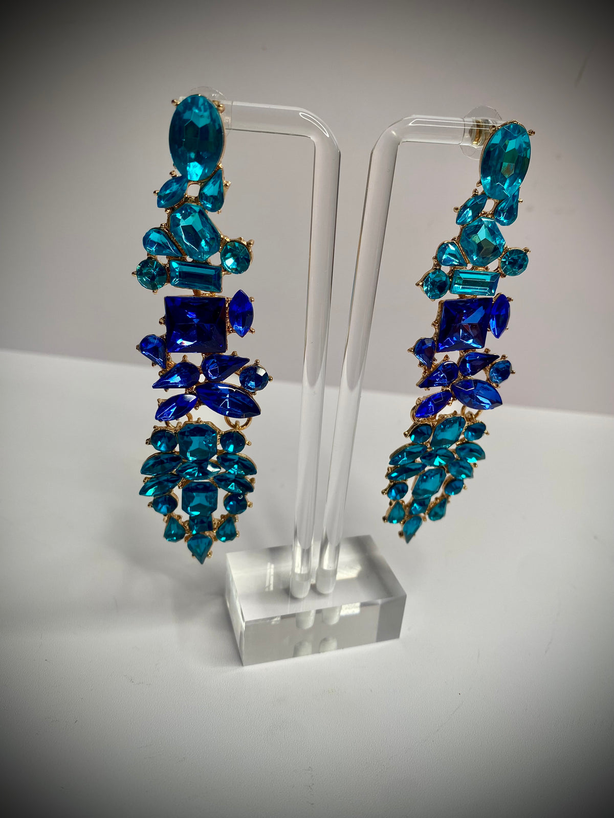 Long Jewel Earrings
