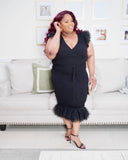 Black Sweater Tool Dress