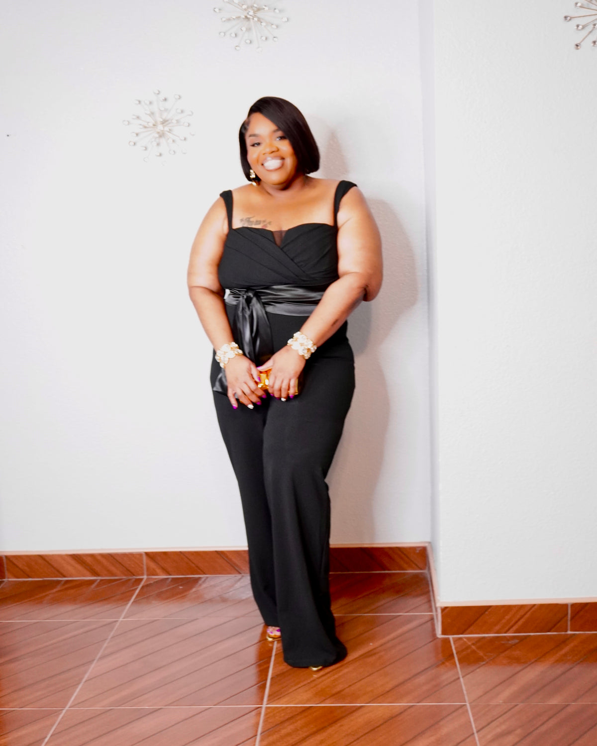 Black Tie Jumpsuit