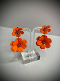 Double Flower Earrings