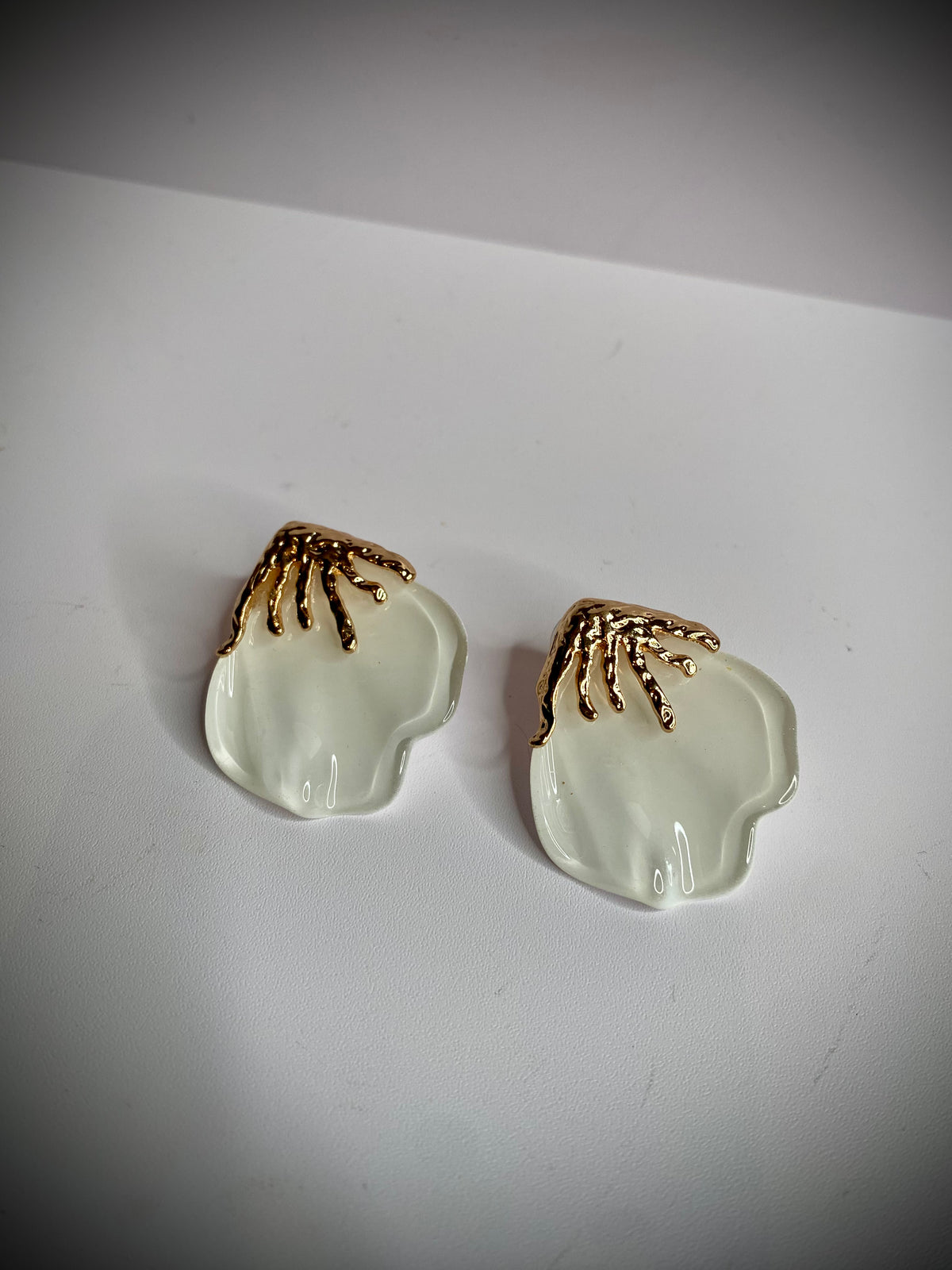 Mini Leaf Earrings