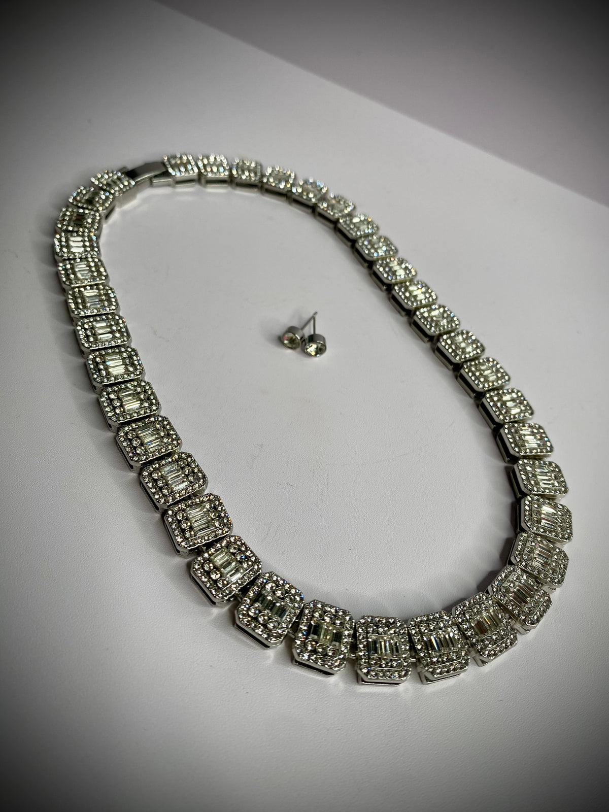 Bling Rectangle Necklace