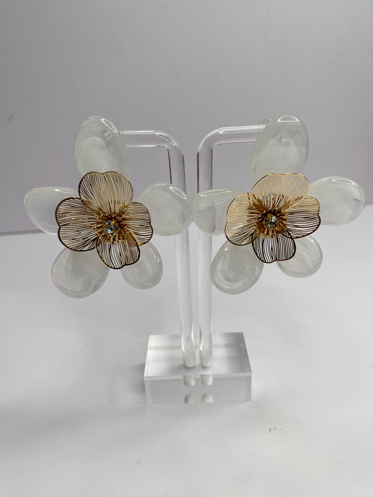 Double Flower Earrings