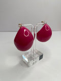 Large Half Teardrop Earrings