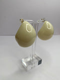 Large Half Teardrop Earrings