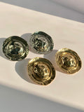 Round Door Knob Earrings