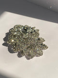 Silver Flower Brooch