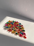 Large Multi Color Brooch