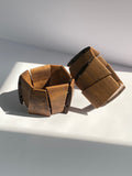 Square Wooden Elastic Bracelet (1 Piece)