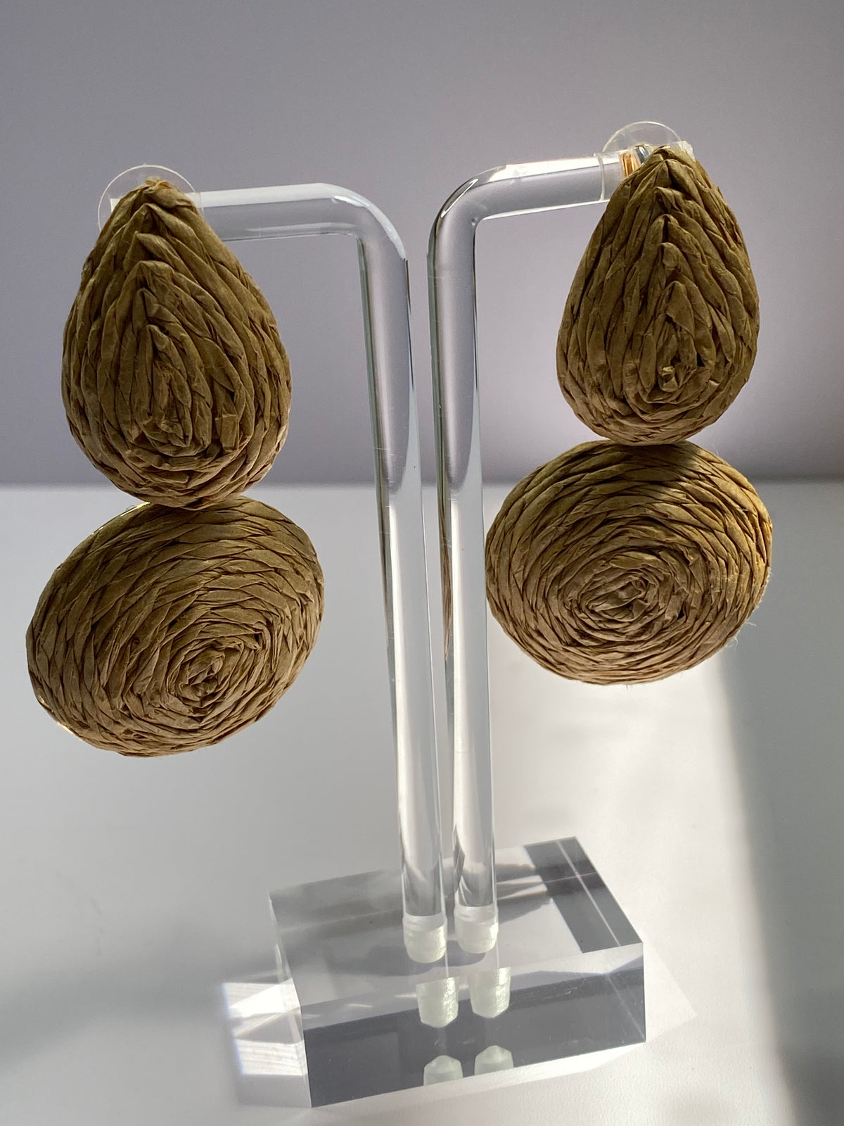 Woven Teardrop Earrings