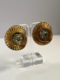 Swirl With Diamond Earrings