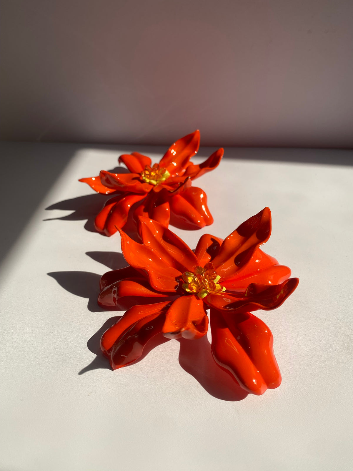 Large Flower Earrings