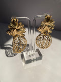 Double Leaf Earrings