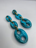 Triple Linked Earrings