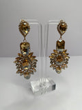 Bronze Diamond Earrings