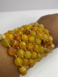 Mustard Beaded Bracelet