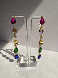 Multicolor Teardrop Earrings