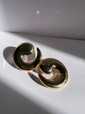 Gold Swirl Earrings